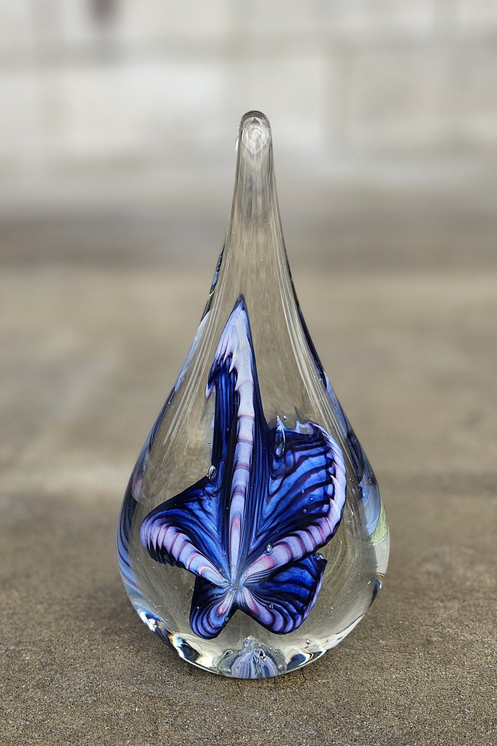 Amethyst Star of Glass