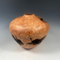 Cherry Burl Hollow Form Vessel II