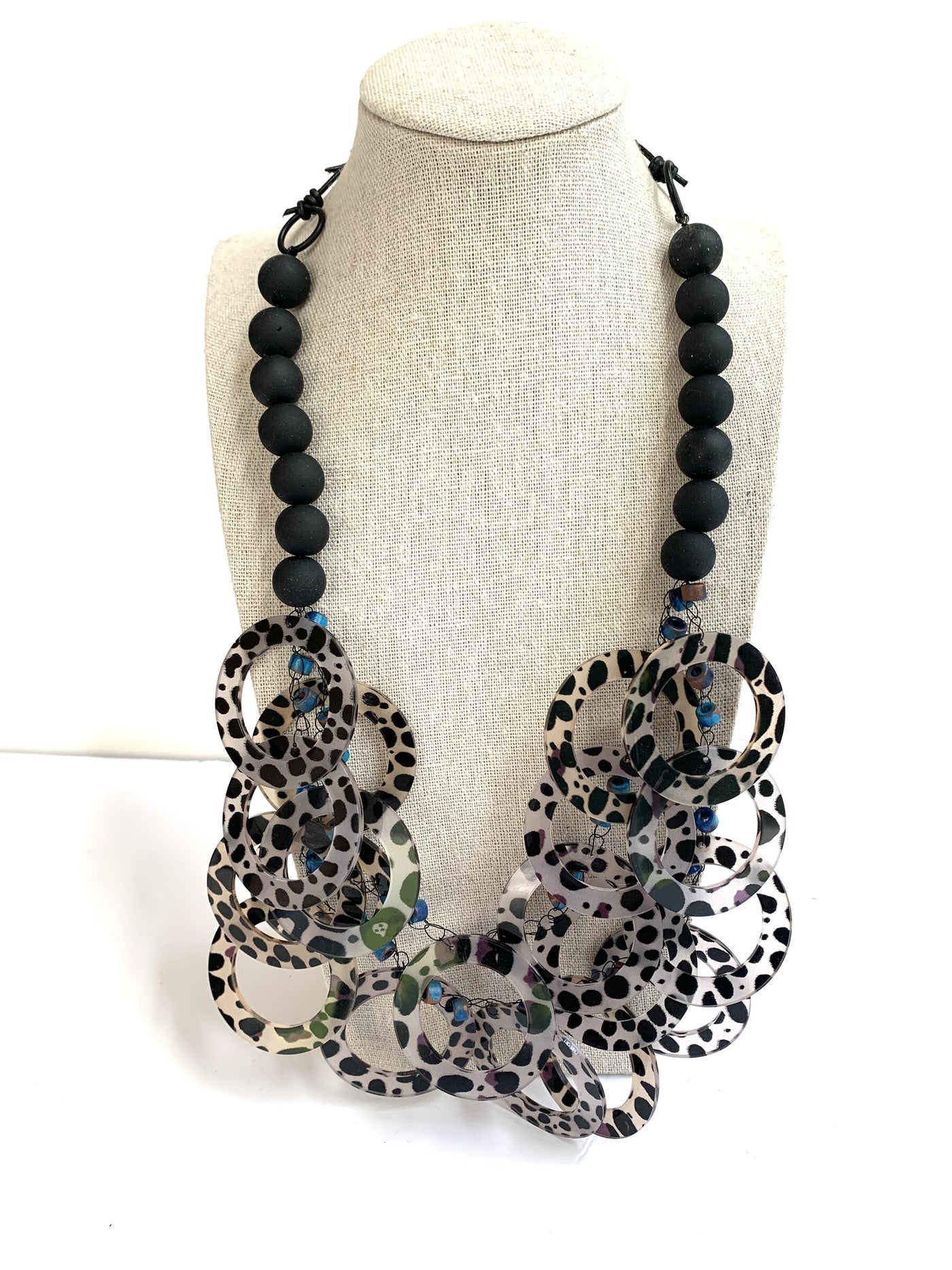 Spotted Hoops Necklace