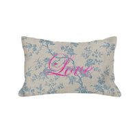 Hot Pink on Toile