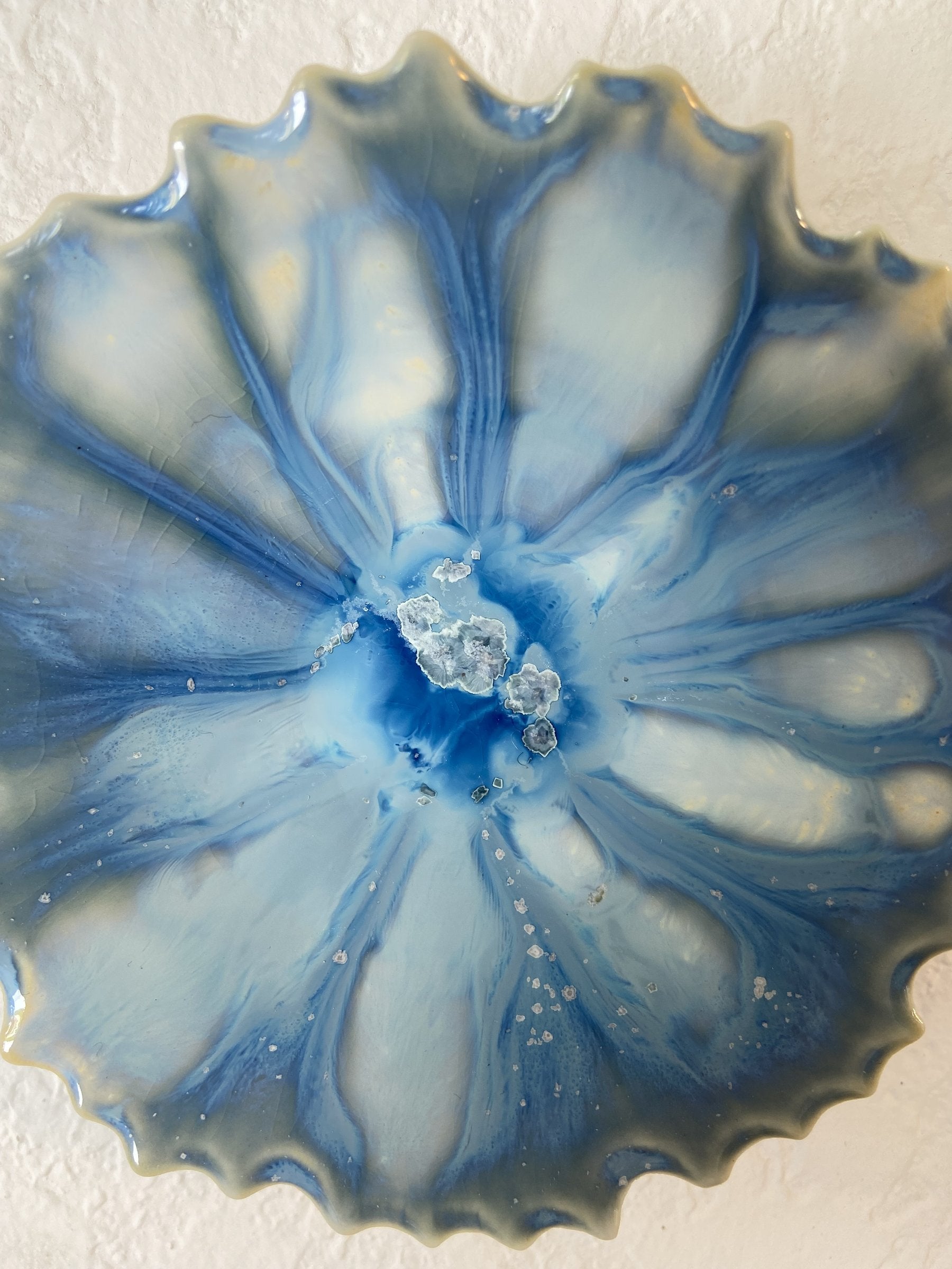 Trio Blue Star Wall Sculpture