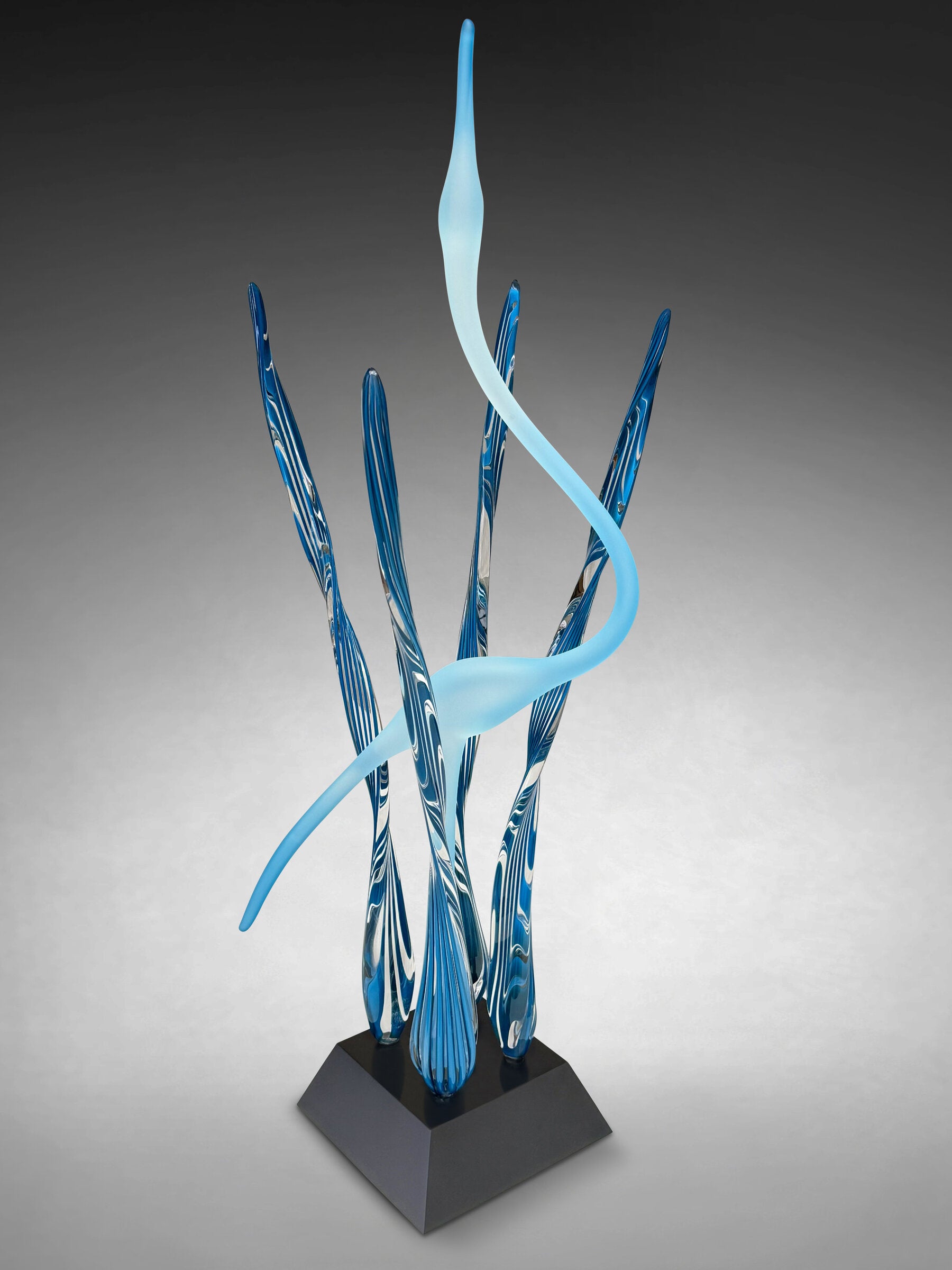 Serene Dance in the Marsh, Deep Sea Aquamarine
