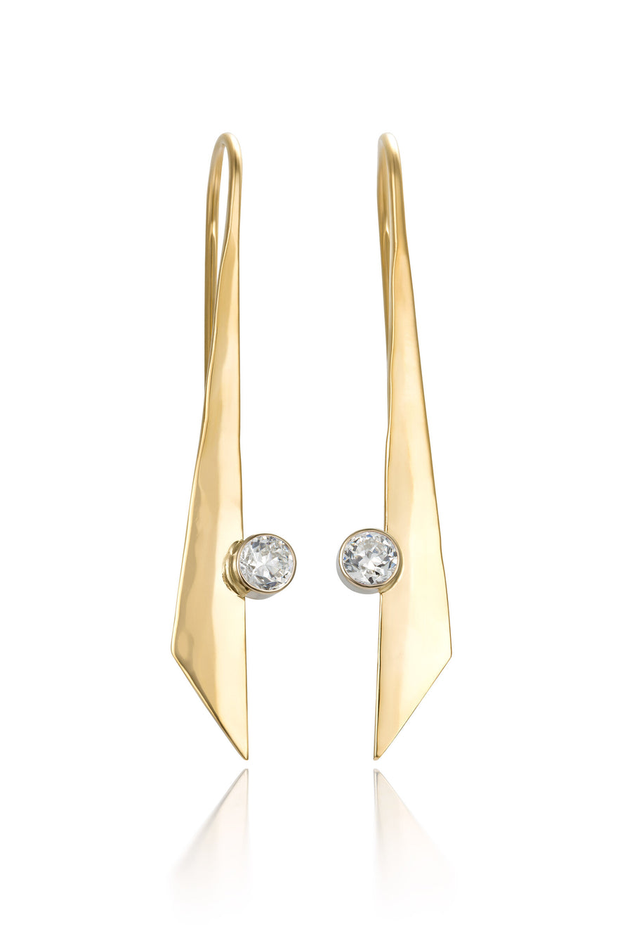 Diamond Stiletto Earrings