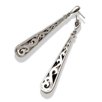 Sand Dune Long Tear Drop Earrings