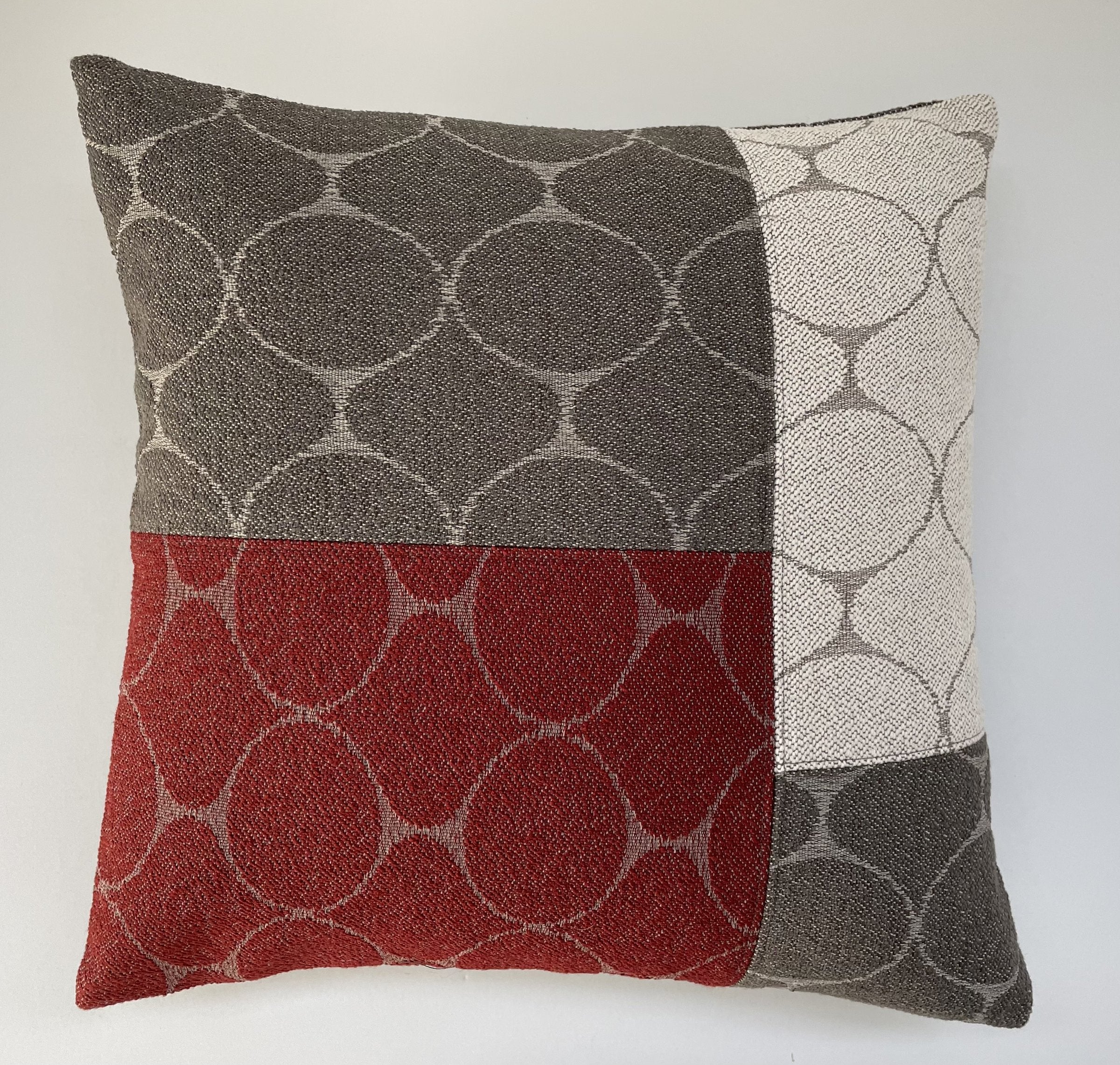 Tri Color Reversible Pillow