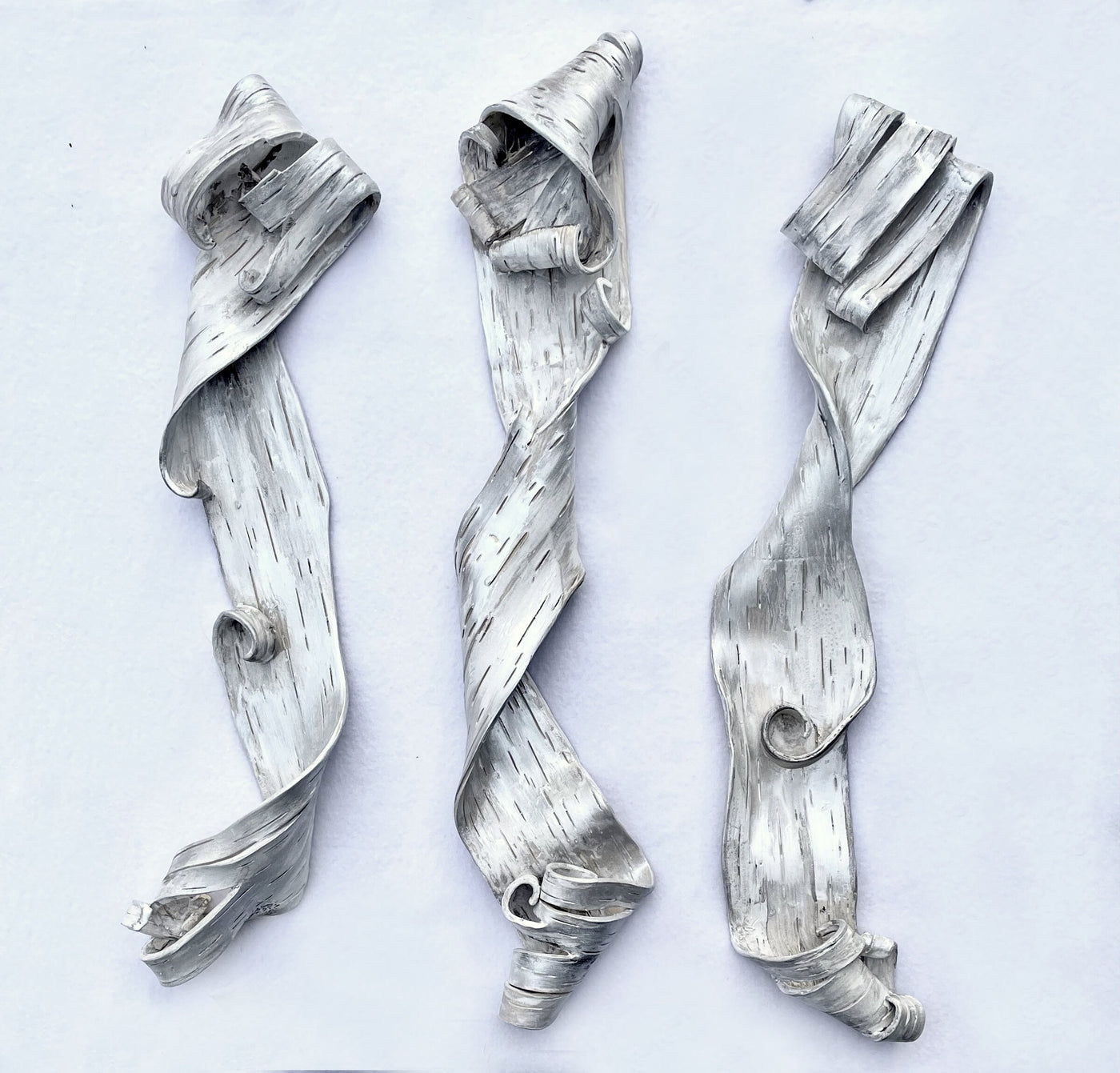 Lyricism with Silver Triptych