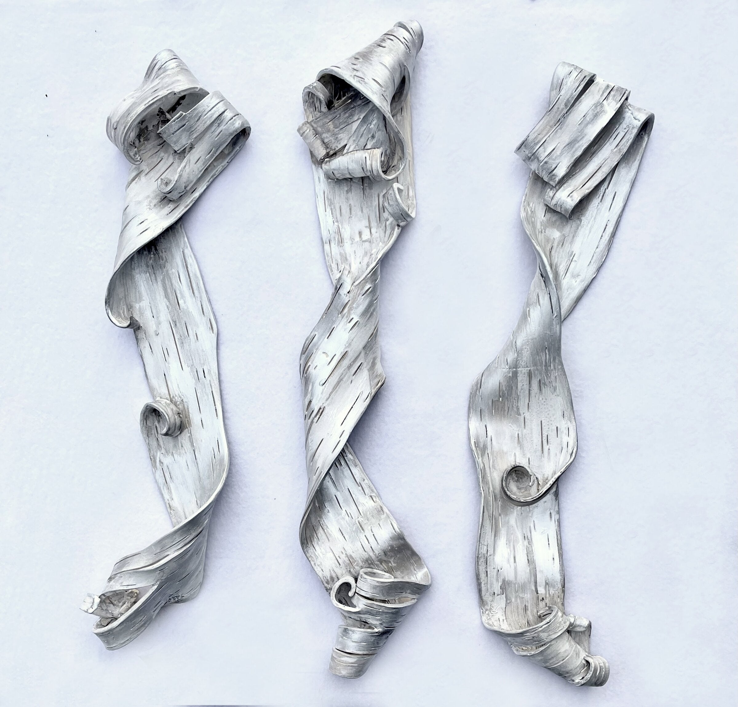 Lyricism with Silver Triptych