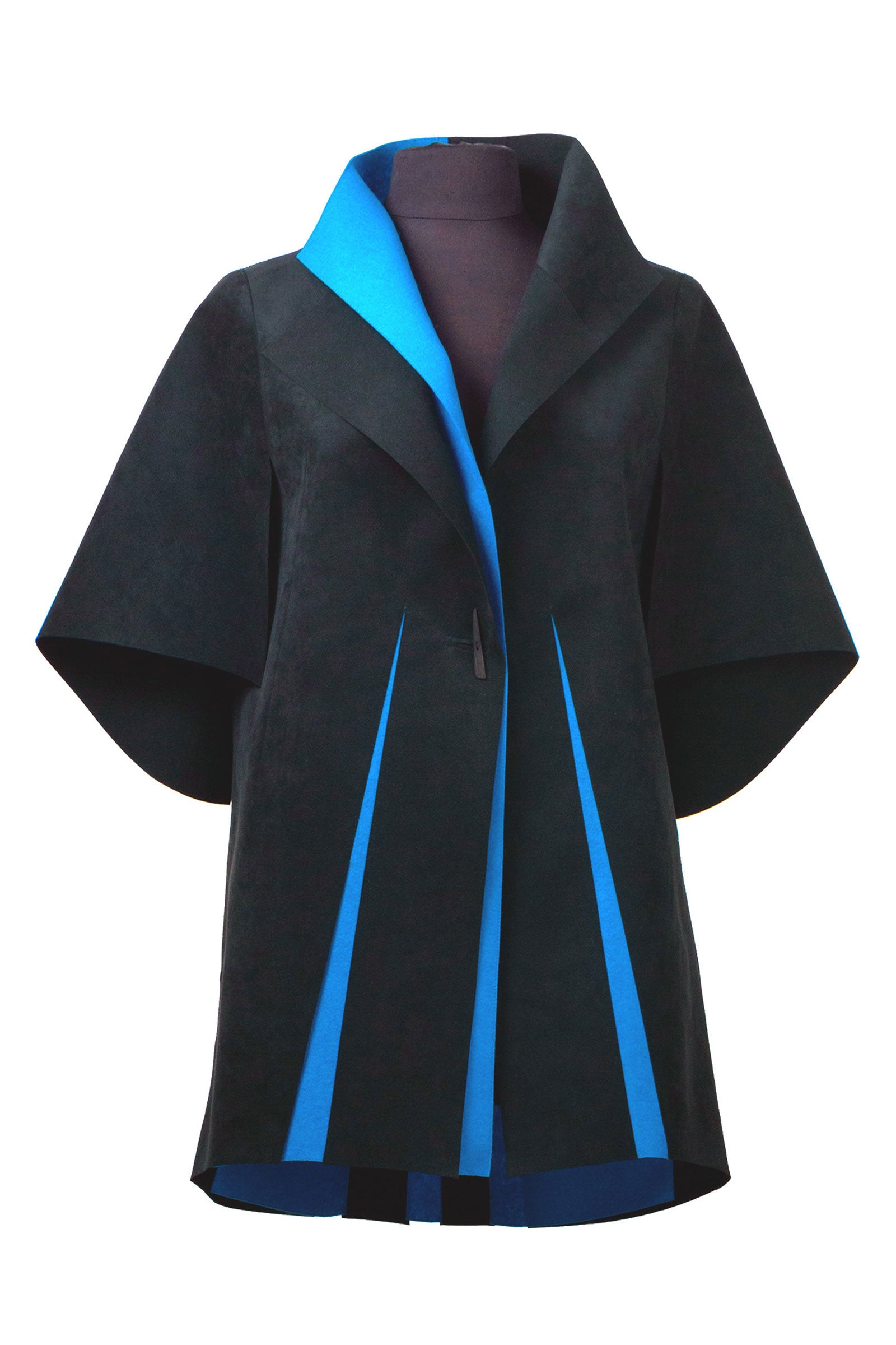 black/electric blue