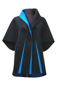 black/electric blue