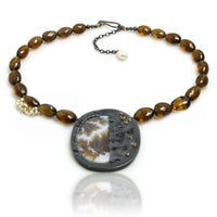 Dendritic Agate Growth Medallion