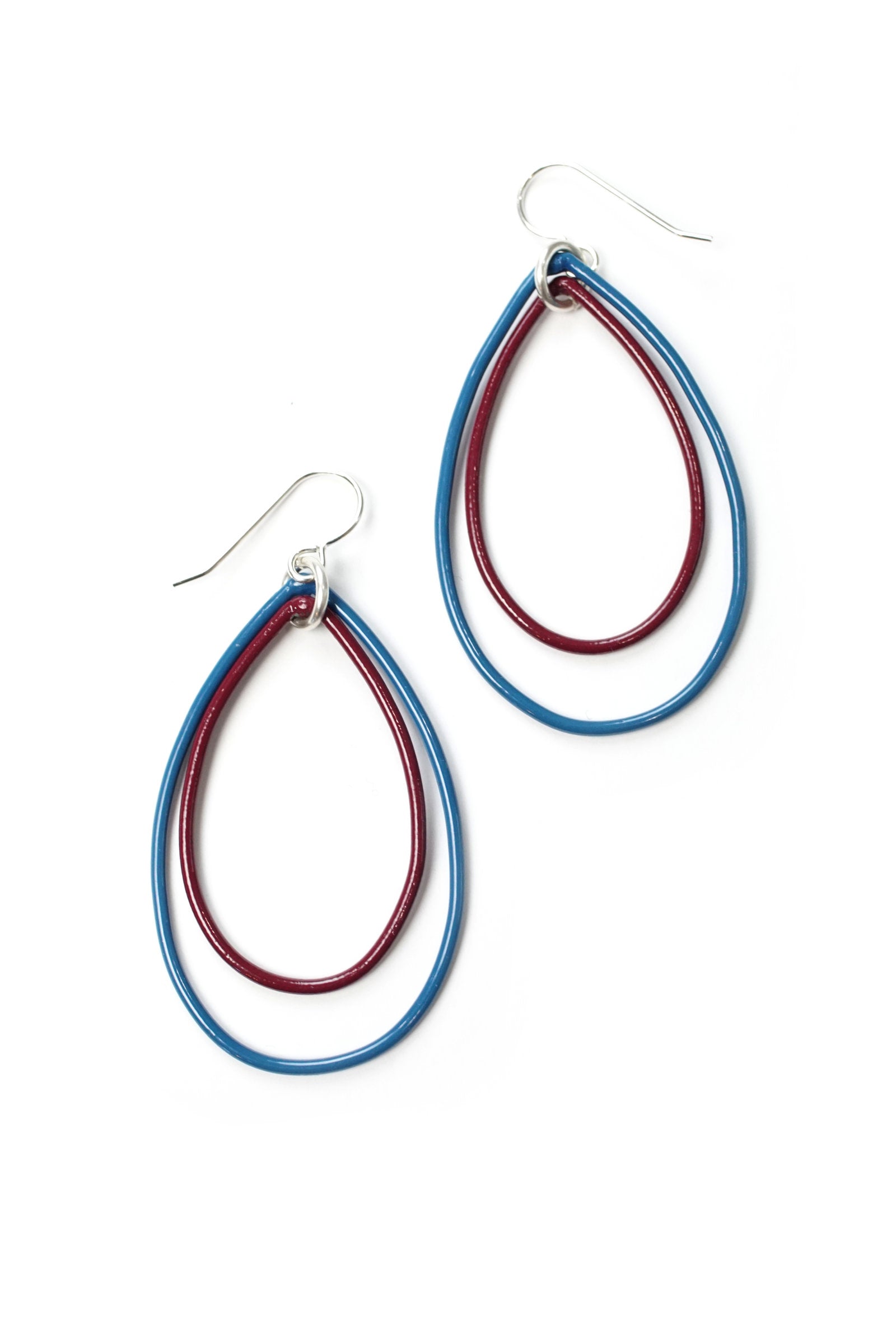 Azure Blue/Lush Burgundy