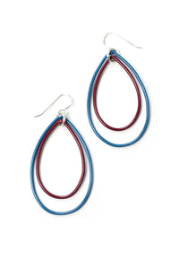 Azure Blue/Lush Burgundy