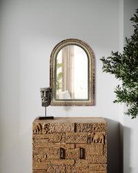 Cinnamon Sage Arch Mirror