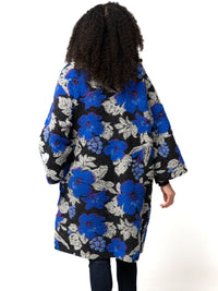 Cobalt Floral Coat