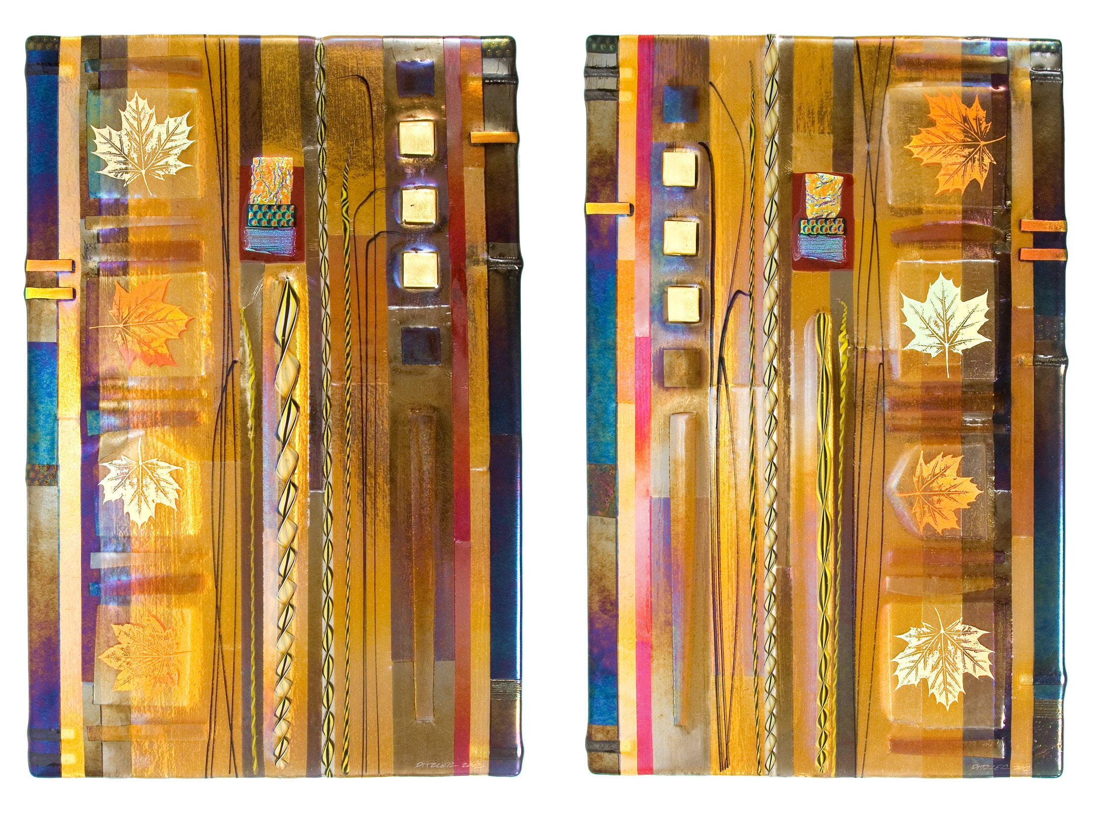 Amber Leaf Panels
