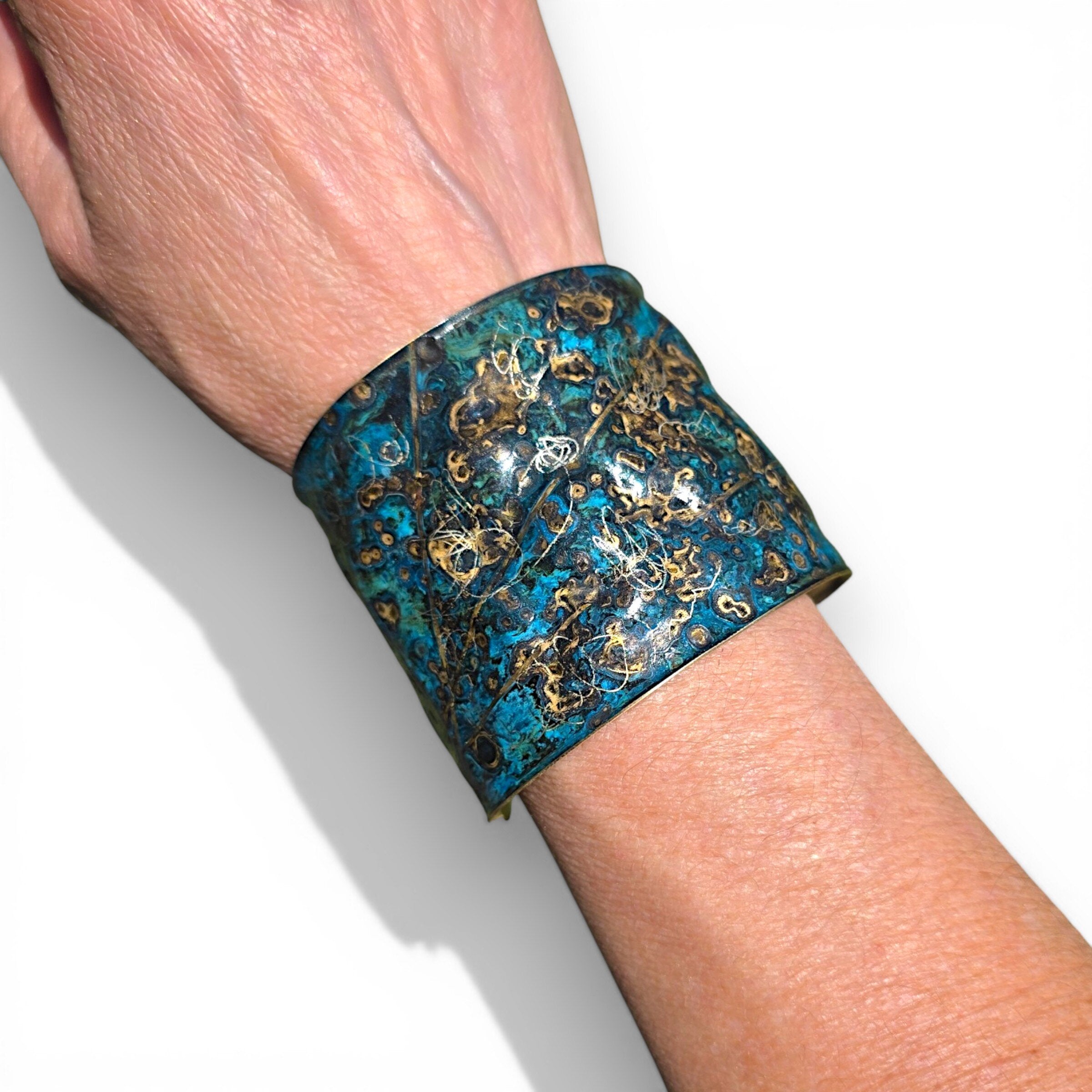 Alchemy in Brass Cuff