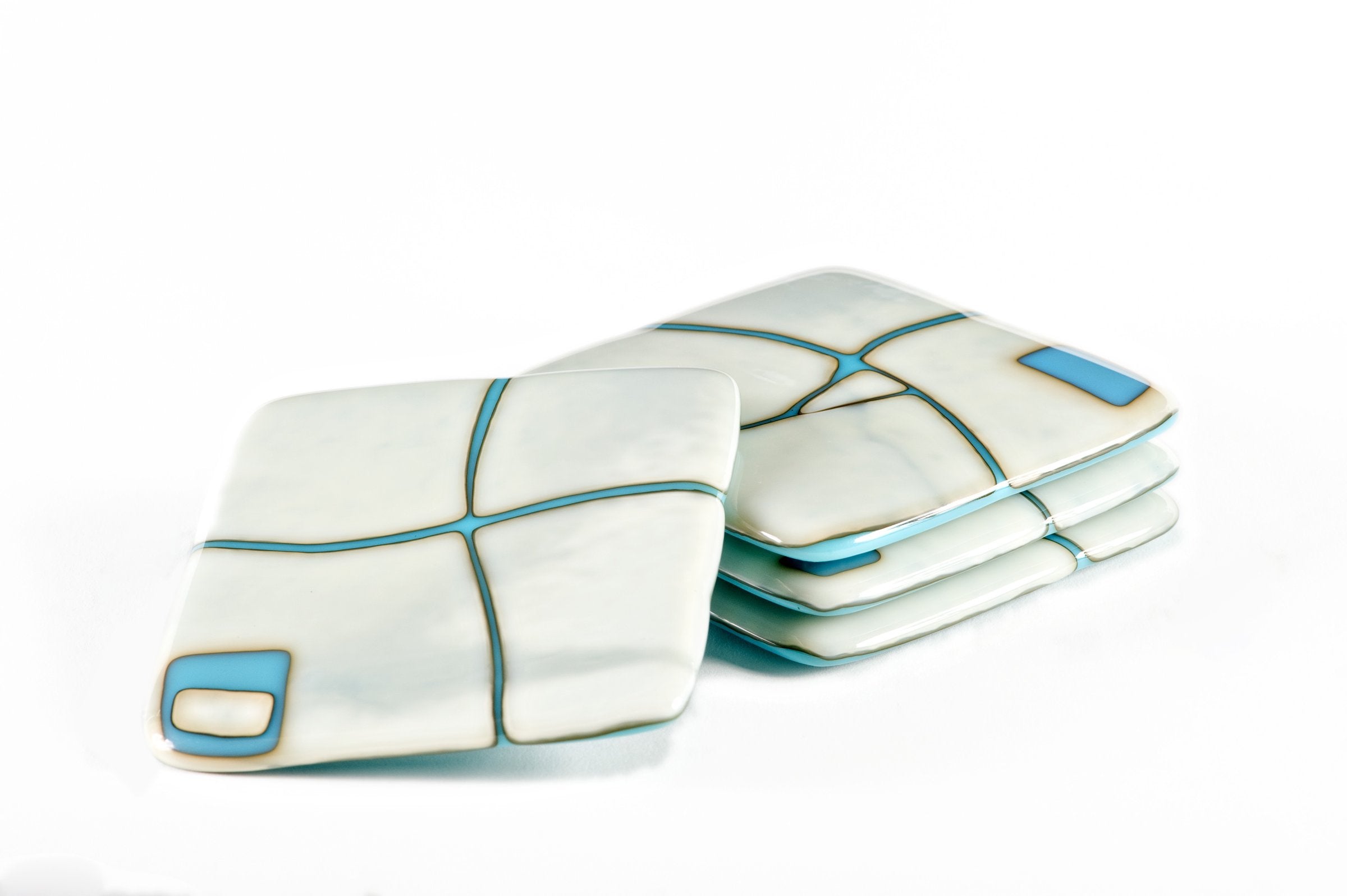 Ivory on Turquoise