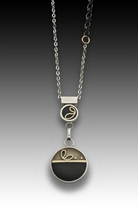 Two Dot Flower Necklace