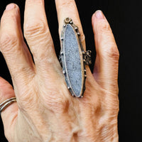 Celestial Drift-A Druzy Statement Ring