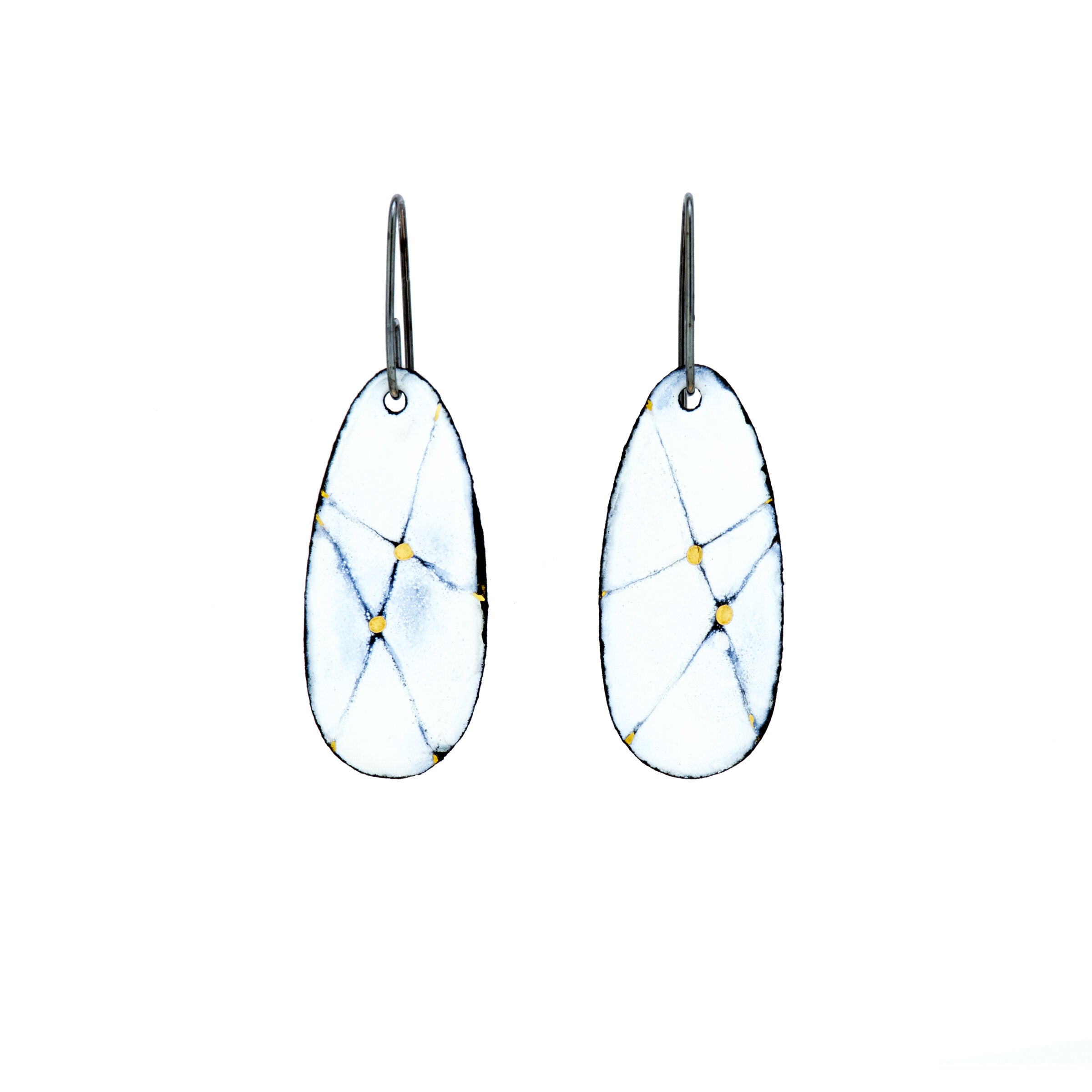 Small Star Cluster Drop Earrings