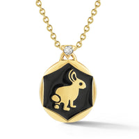 Trickster Bunny Pendant Necklace