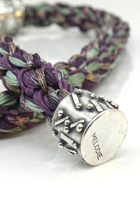 Dangles of Amethyst & Prehnite Necklace