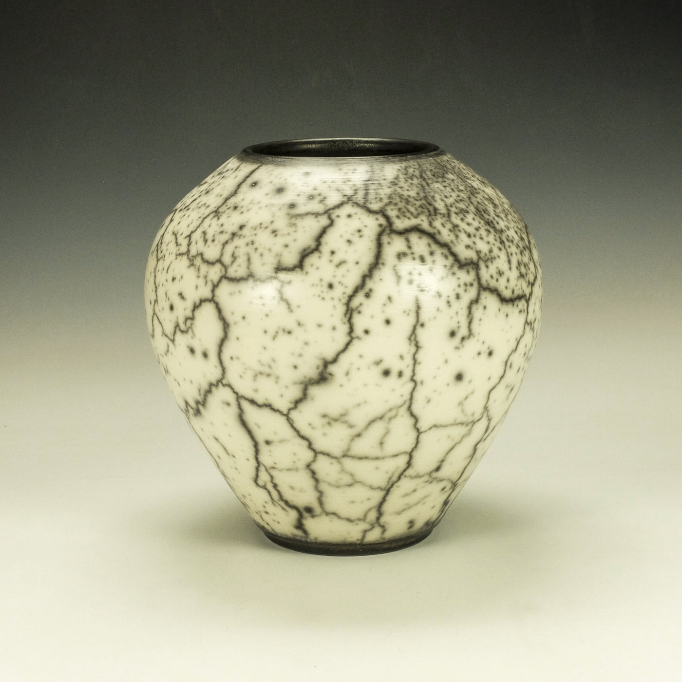 Round Naked Raku Pottery