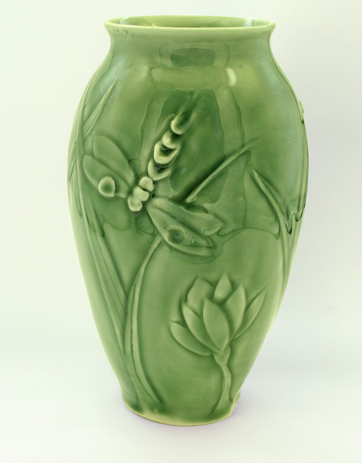 Celadon Grass Vase