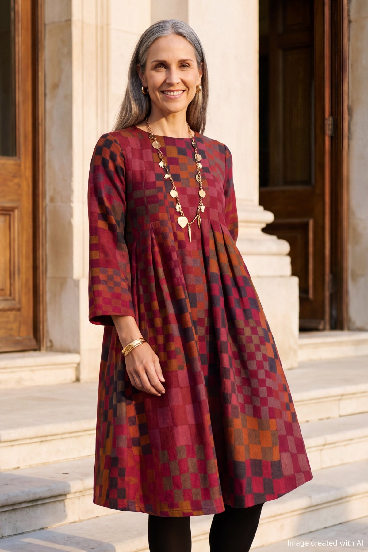 Wool Enid Dress