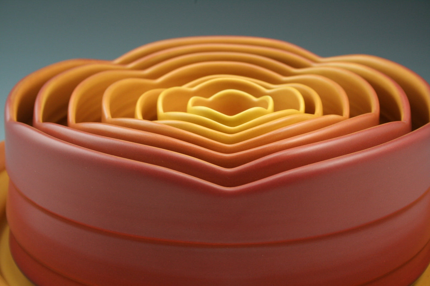 Rojo Delphinium Bowl Set