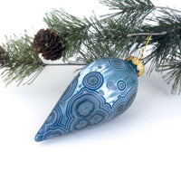 Crystalline Tear Ornament, Phil's Blue