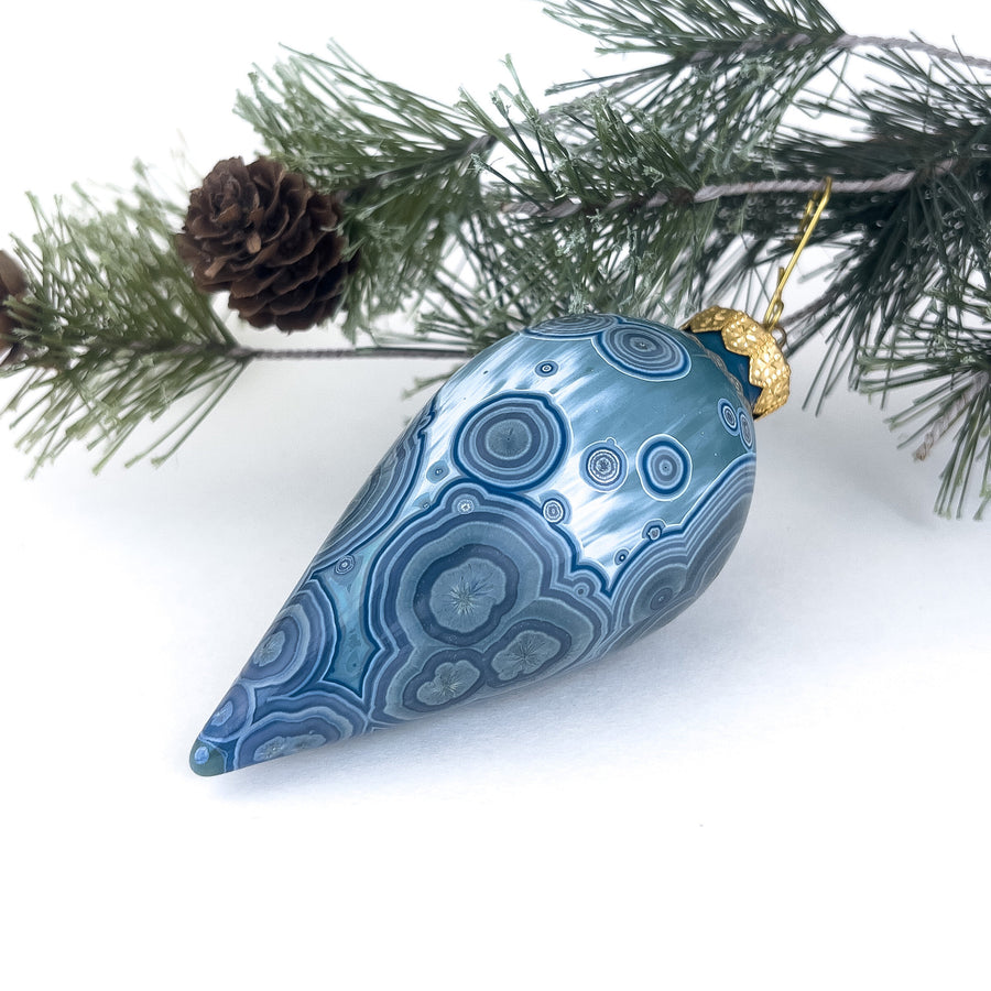 Crystalline Tear Ornament, Phil's Blue