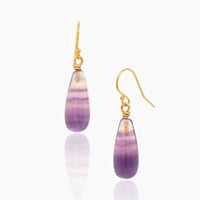 Fluorite Drop Earring XIV