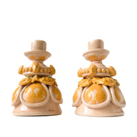 Pink Petticoat Candleholders