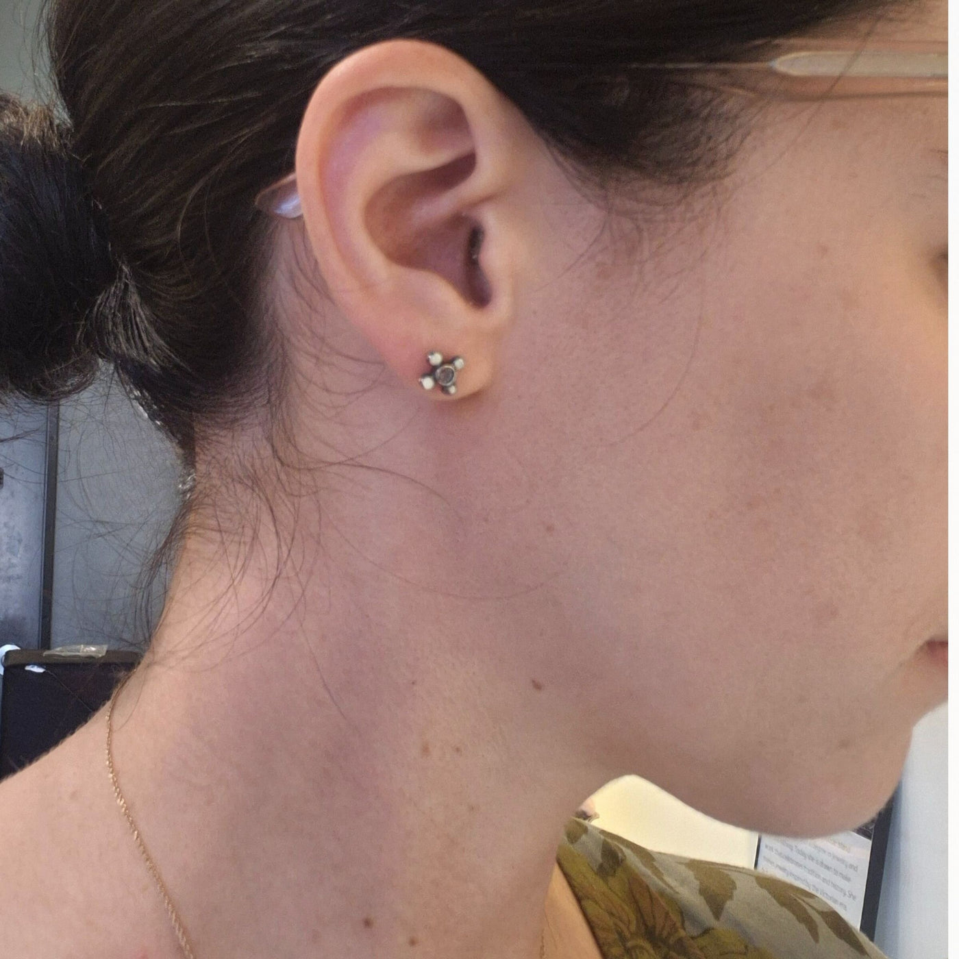 Sparkle Dot Post Earrings
