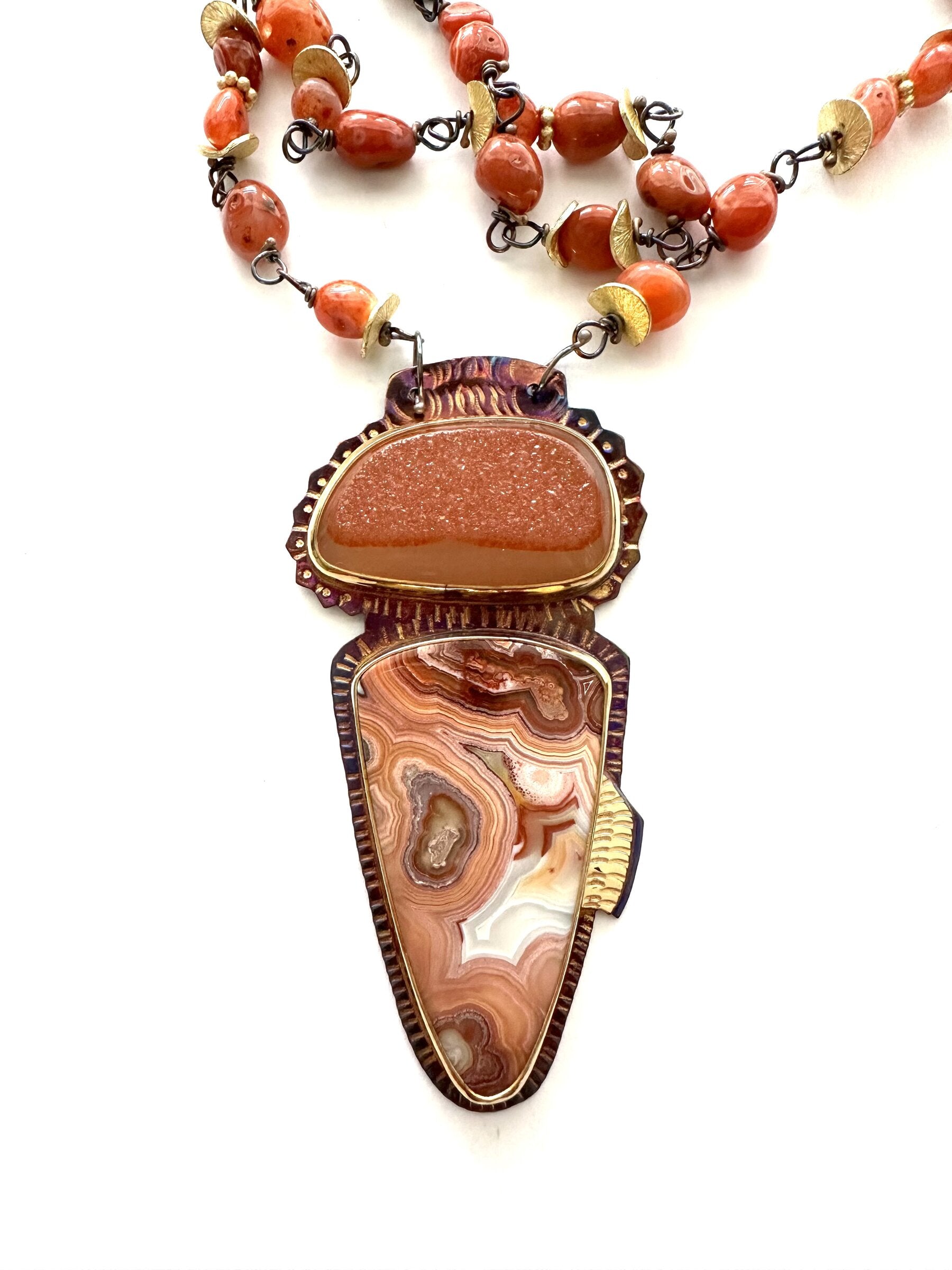 Desert Orange Delight Necklace