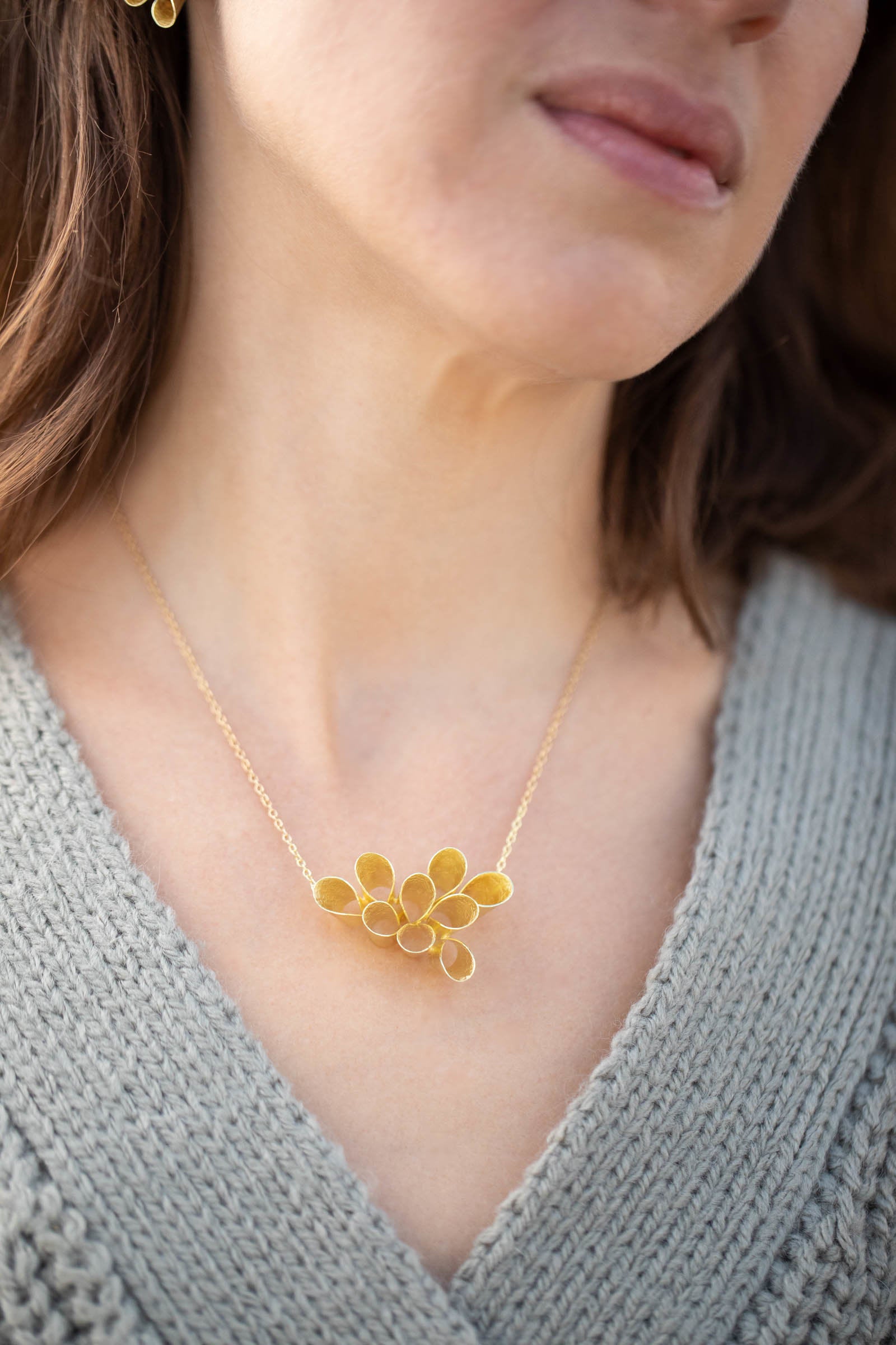 Gold Blossom Necklace