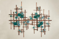 Broken Horizon in Turquoise and Teal