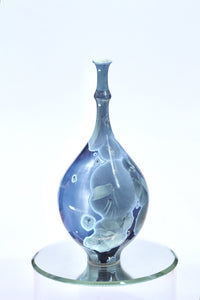 Waterfall Blue Miniature Vessel I