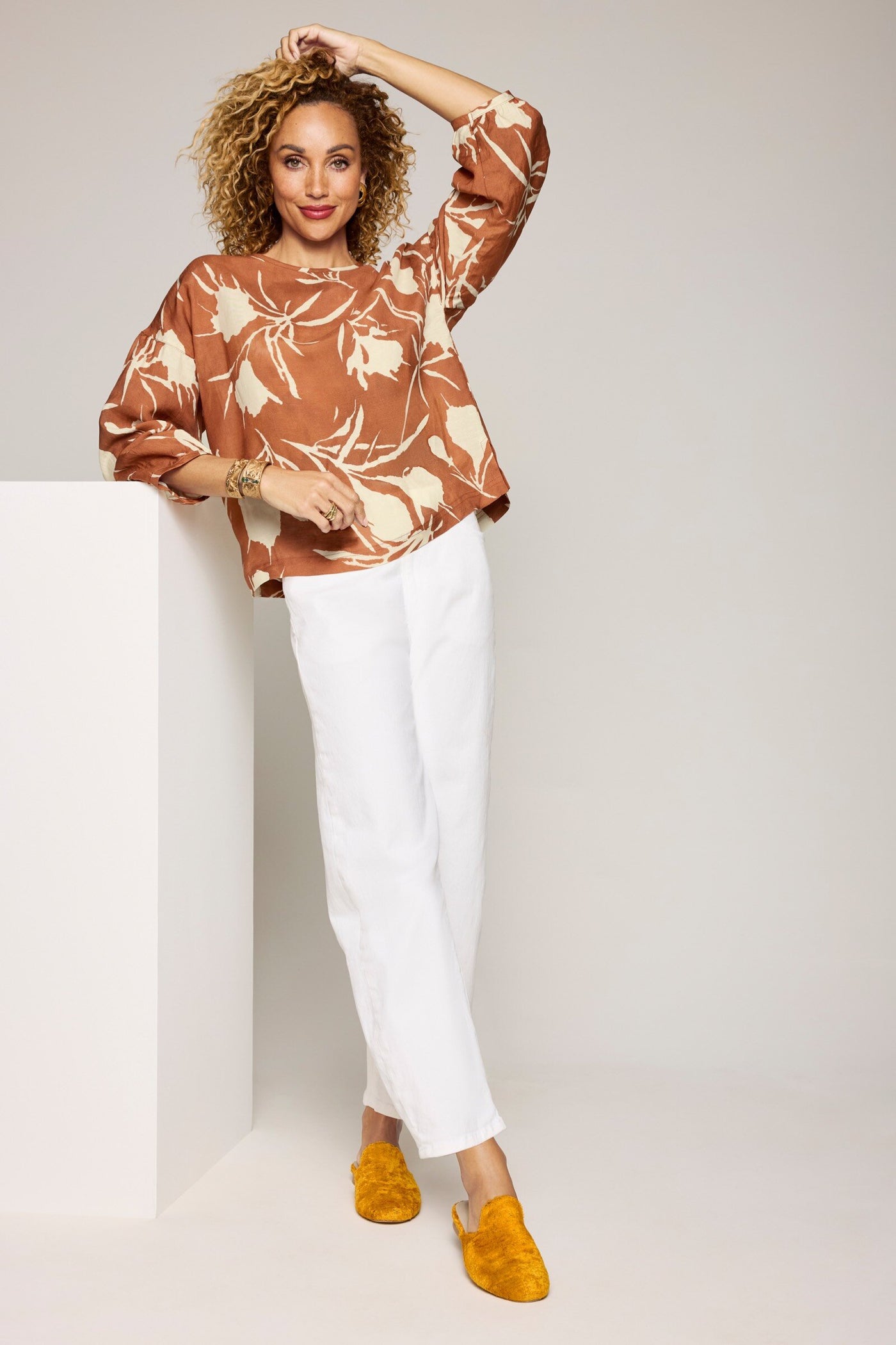 Linen Aria Top