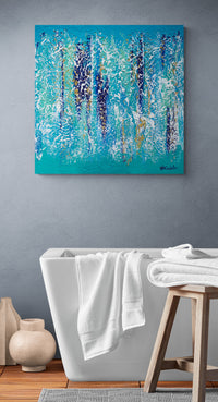 Vertical Splash in room