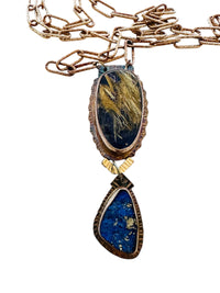 Golden Sky Streaks Necklace