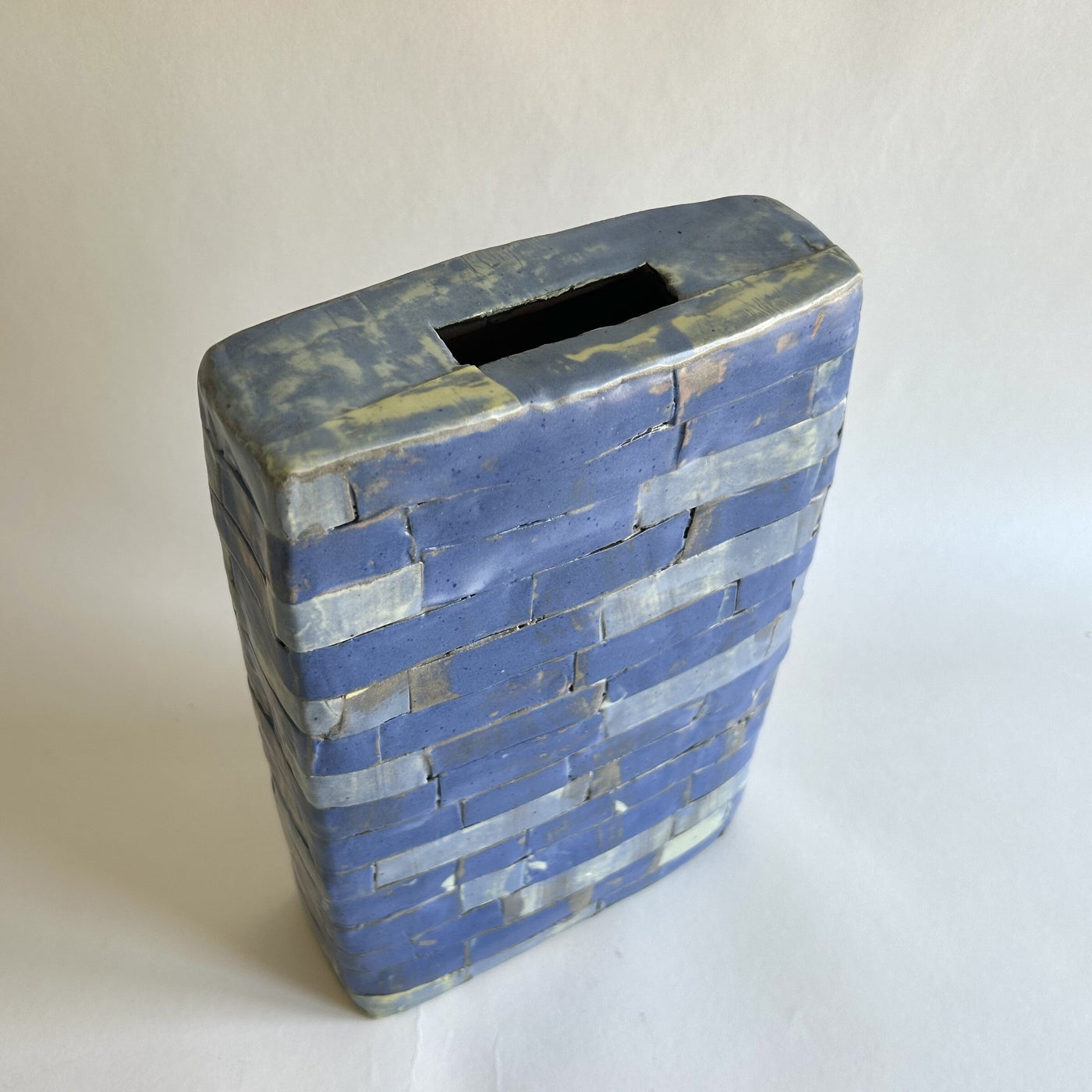 Blue Tablet Vase