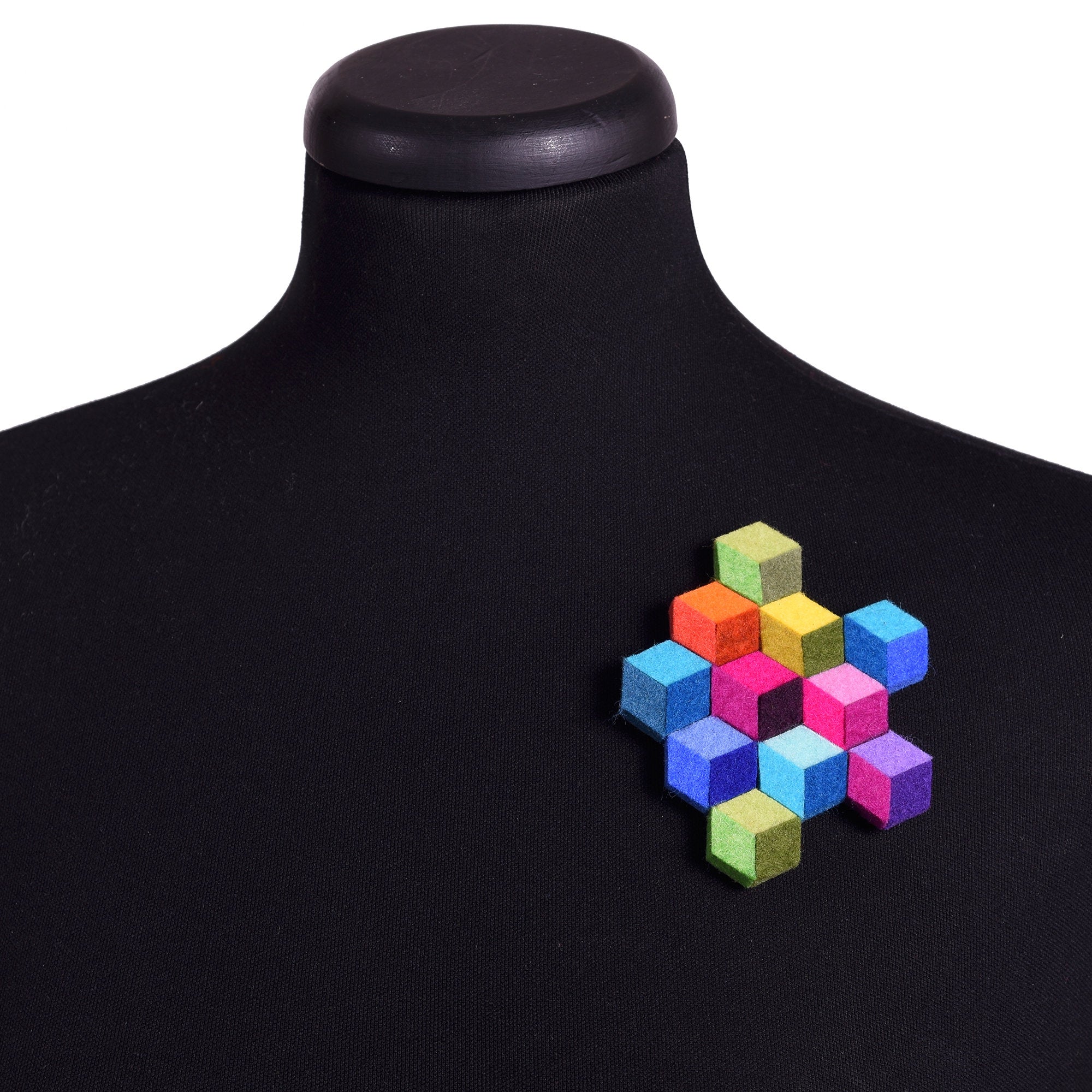 Cubic Brooch