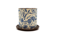 Blue Veggies Medium Planter