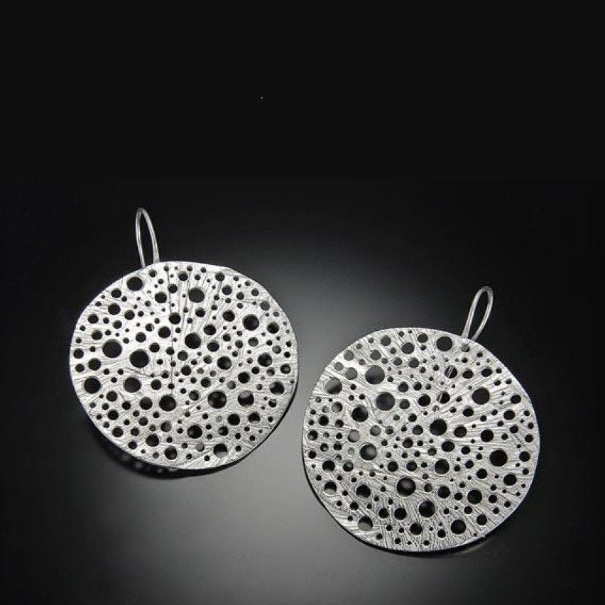 Round Siv Earring