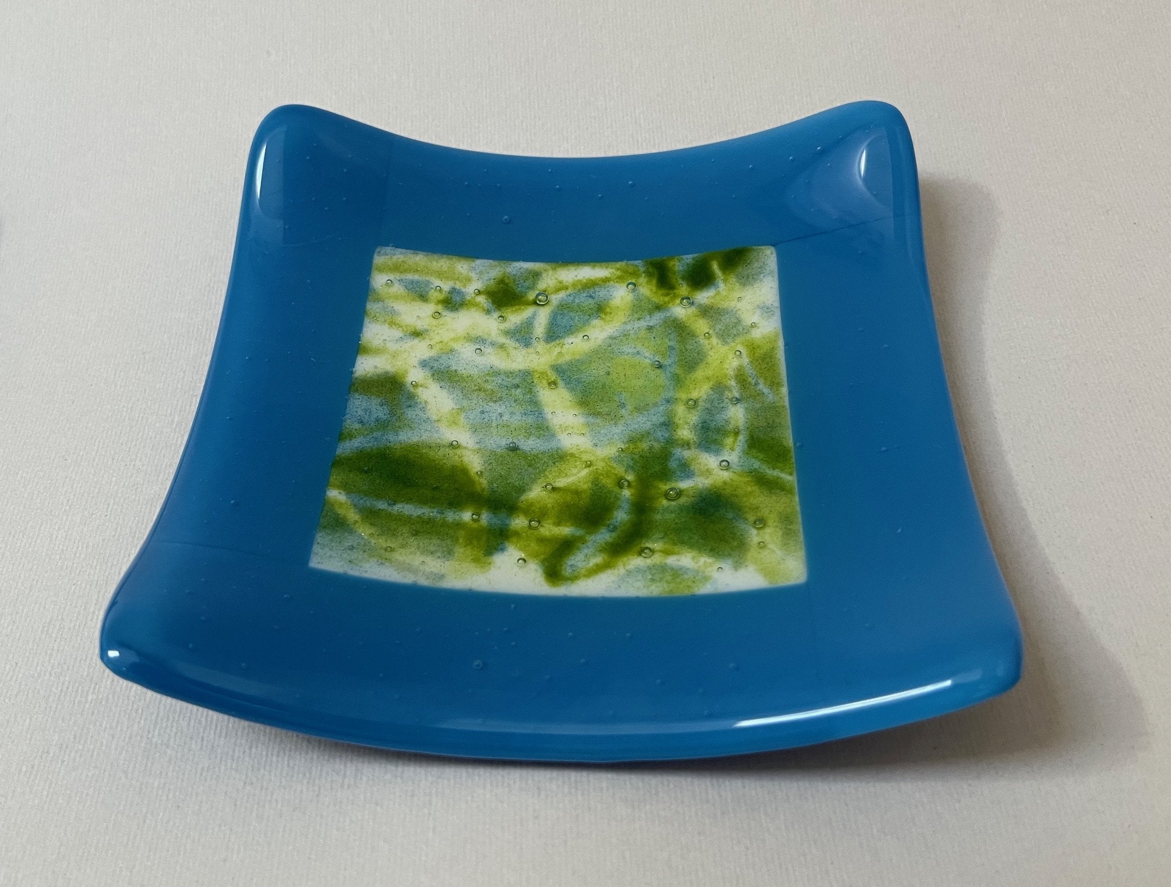 Blue Green Swirl Dishes