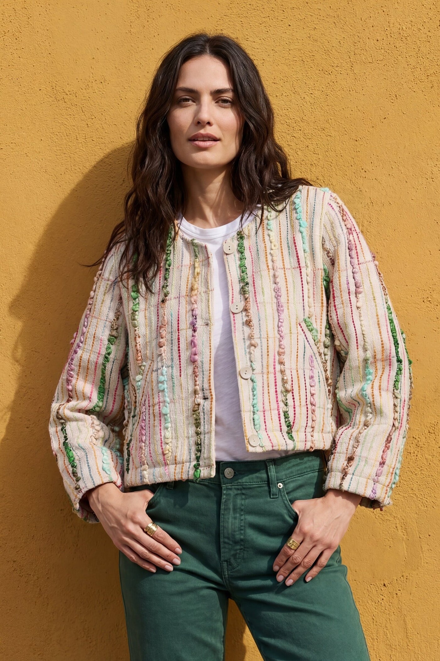 Rainbow Stitch Jacket