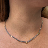 Diamond Cube Necklace