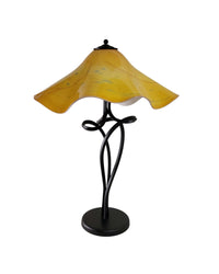 Golden Summer Fluted Spiral Lamp
